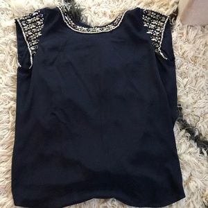 Rebecca Taylor jeweled blouse
